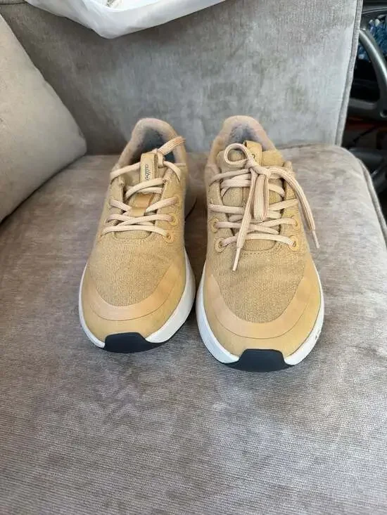 Allbirds Wool Runner Protect in Stony Beige - Picture 1 of 13